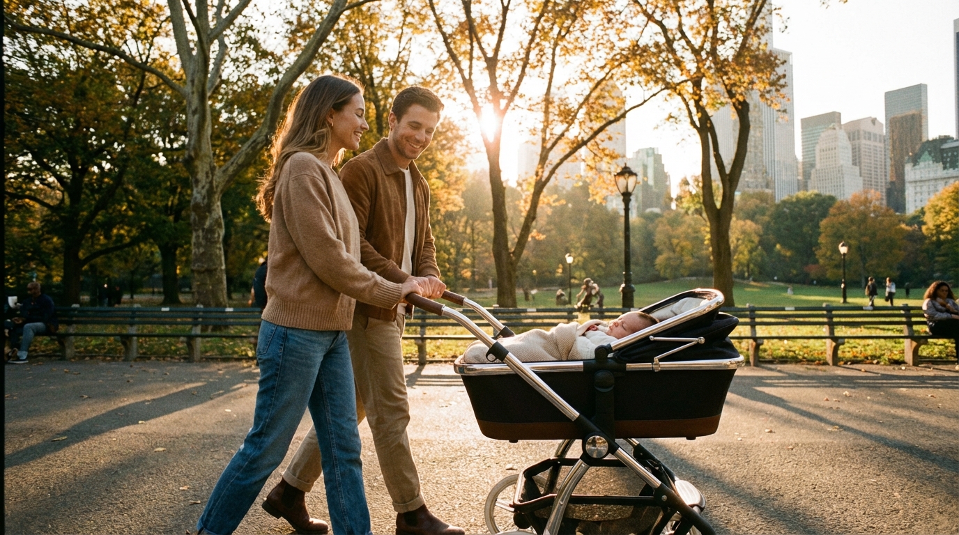 Premium baby stroller